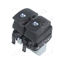 Gva Cam Açma Anahtarı Ön Sol Çiftli Renault Clıo Iıı 10 Fişli Gri Gva 8014859 8200214939
