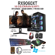 Apphirex TC99 R7-5700X 32 GB 1 TB SSD 16 GB RTX9060 XT  27'' Masaüstü Oyuncu Bilgisayarı