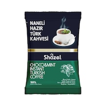Shazel Naneli Türk Kahvesi 100g - Ferahlatıcı Nane Aromalı 8'li Avantaj Paketi - 8 Adet Tarı
