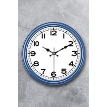 31 Cm Dekoratif Gerçek Cam Sessiz Mekanizma Duvar Saati 0240-beyaz-şekilli-48cm