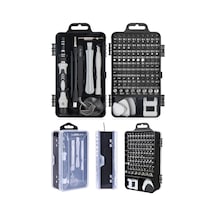 Zhltools 117 Parça Profosyonel Cep Telefonu Tablet Laptop Tornavida Tamir Seti Siyah