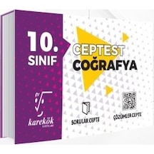 Karekök Yayınları 10. Sınıf Coğrafya Cep Test/Karekök Yayınları