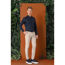 Efor Slim Fit Yan Cep Esnek Pamuk Casual Bej Pantolon P 1147 Bej