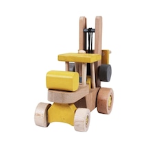 Ahşap Forklift - Sarı