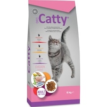 Catty Tavuklu Yetişkin Kedi Maması - 15 Kg Tüm Irklar İçin Tam Dengeli Beslenme Ve Lezzetli