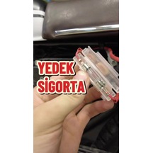 Motosiklet Sigorta Yuvası, İki Cam Sigorta Yuvalı, Başlıklı Kablolu, 30 Mm Sigortalı