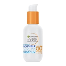 Garnier Ambre Solaire Invisible Süper Uv Günlük Güneş Koruyucu Serum Spf50 30 Ml Sku: Smg8690010457158 Açık Bej