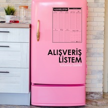 Alış Veriş Listesi Statik Kağıt Tahta