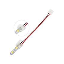 3 Adet 5050 2 Pin Şerit Led Ekleme Aparatı 3 Çipli 15 Cm Kablo