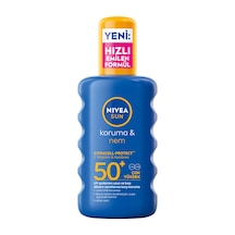 Nıvea Sun Spf 50+ Yüksek Güneş Koruyucu Ve Nemlendirici Vücut Spreyi 200 Ml 2'li Avantaj Paketi Mı Beyaz