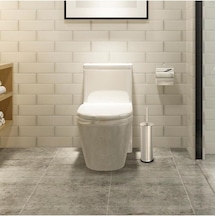 Metal Wc Fırçası, Krom Tuvalet Temizleme Fırçası, Paslanmaz Çelik Saplı, Dayanıklı Ve Hijyenik