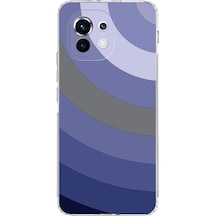 Xiaomi Mi 11 Kamera Korumalı Kapak Renk Cümbüşü Tasarımlı Şeffaf Kılıf