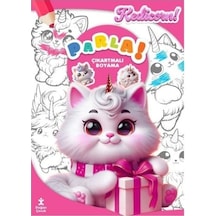 Kedicorn Parla Çıkartmalı Boyama Kitabı