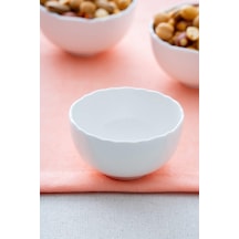 Acar Nirvana 6 Lı Yuvarlak Kase - 8 Cm Beyaz