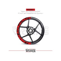 Motosiklet Jant Kaplama Desenli Yarım Yüksek Kaliteli Folyo 1 Paket 1 Motosiklet İçin 83685233