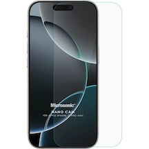 İphone 16 Pro Max Nano Glass Cam Ekran Koruyucu İphone 16 Pro Max İle Uyumlu Ekran Koruyucu - Şeffaf