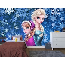 Elsa Karlar Ülkesi Duvar Kağıdı Frozen Çocuk Odaları Için (397454979)