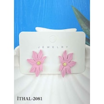 Küpe Metal Işıltılı Stil Model C5e783 Çok Renkli