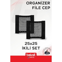 Drıve Araç İçi Organizer Cep File 2'li 25x25 Cm