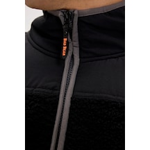 Galvin Siyah Erkek Full-zip Polar Sweatshirt Siyah