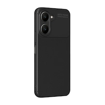 Mey İthalat Vivo Y18 Kılıf Auto Focus Karbon Kapak - Siyah