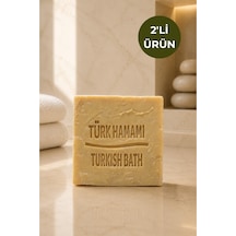 2'li Doğal Türk Hamamı Sabunu 120-140 Gr El Yapımı Bitkisel Yüz, Vücut Ve Saç Temizleme Sabunu - 62836703 Diğer