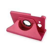 Newface Samsung Galaxy T280 Tab A 7 Kılıf 360 Tablet Deri Kılıf - Pembe Newface Samsung Galaxy T280 Tab A 7 Kılıf 360 Tablet Deri Kılıf - Pembe