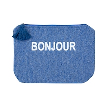 Teknokapsül Samteks Faralya Life Baskılı Clutch 30 X 25 Cm Açık Gri - Beyaz