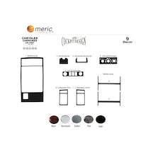 Meriç® Chrysler Cherokee Ön Torpido Kaplama 9 Parça 1997-2004 (530156077)