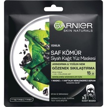 Garnier Siyah Yosunlu Gözenek Sıkılaştırıcı Kağıt Yüz Maskesi