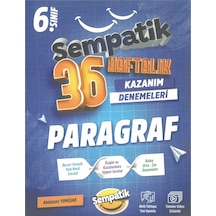 Ünlüler Karması 6. Sınıf Sempatik Serisi Paragraf 36 Haftalık Kazanım Denemeleri