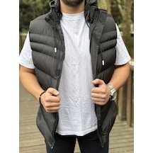 Palim Store Erkek Kapşonlu Şişme Yelek Palim Store Erkek Kapşonlu Şişme Yelek