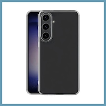 Bezos Samsung Galaxy S26 Plus Uyumlu Lüx Şeffaf Silikon - Şeffaf Mbt06