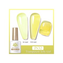 Born Pretty 10ml Jelly Nude Seri Kalıcı Oje Jn32 56347