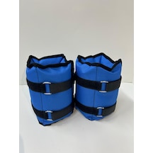 Me&ra Sport 2 Kg X 2 Adet El Ayak Bilek Ağırlık Seti Kum Ağırlık Torbası mavi