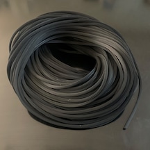 Tusem Siyah Sineklik Fitil Contası 20 Metre 4.5 Mm