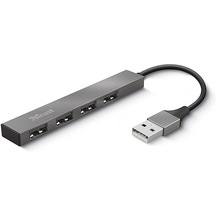 Trust 23786 Halyx Mini Usb 2 Hub Alüminyum 4 Bağlantı Noktalı Pc