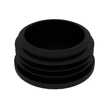 Cateksss 45 Mm Boru İçin Kademeli İçe Geçme Boru Tapası, Boru Kapak, Boru Tapa Siyah - 54 Lü Paket