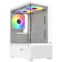 Powerboost M5001w 500w 3 12cm Rainbow Fan Usb 3.0 Seaview Matx Gaming Beyaz Kasa