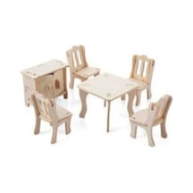 Ahşap 3d Yemek Odasi Maket