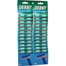 Derby Banyo Body Tek Bıçak Kartelalı Jilet 48pcs 5468