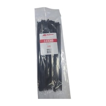 3.6X300Mm Kablo Bağı Siyah 100Lü Paket Mutlusan N11.121