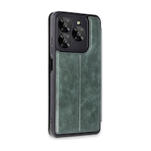 Era 50 Kılıf Flip Cover - Koyu Yeşil Çok Renkli