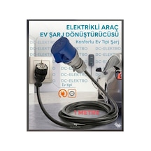 Araç Şarj Cihazı Için 3x4mm Hes Veya Öznur Kablolu Dönüştürücü Kablo Uzatma 1 Metre - 888600968 1 Metre - 888600968