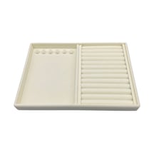 Yerli Üretim Venedik Model Süet Kumaş Krem 34/24 Cm Tırnaklı-sosi