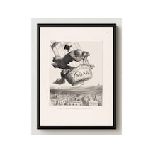 Anonim Daumier Nadar Fotoğrafı Sanata Yükseltiyor Çerçevesiz Poster 21x30 Cm A4 Geometrik Desen