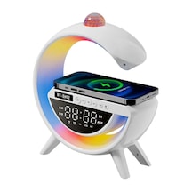Beemen Masaüstü Led Rgb Gece Lambası Dijital Saat Bluetooth Hoparlör