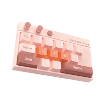 Maiyame Araba Park Etiket Numarası: Gizlenebilir, Parlak, Stres Azaltıcı Tuş Tasarımı - Pembe Abs+pvc