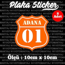 01 Adana İl Şehir Plaka Sticker Futbol Spor Kulüb