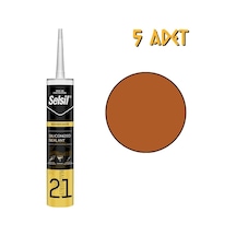 Selsil Silikonize Mastik Bronz 500 Gr. - 5 Adet Bronz Bronz